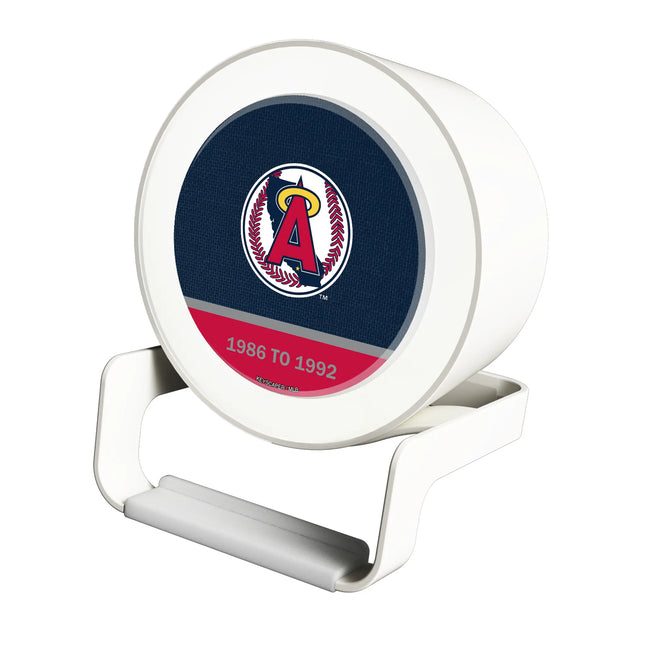 LA Angels 1986-1992 - Cooperstown Collection Endzone Solid Night Light Charger and Bluetooth Speaker