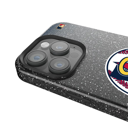 LA Angels 1986-1992 - Cooperstown Collection Linen Black Bling Phone Case for Apple iPhone