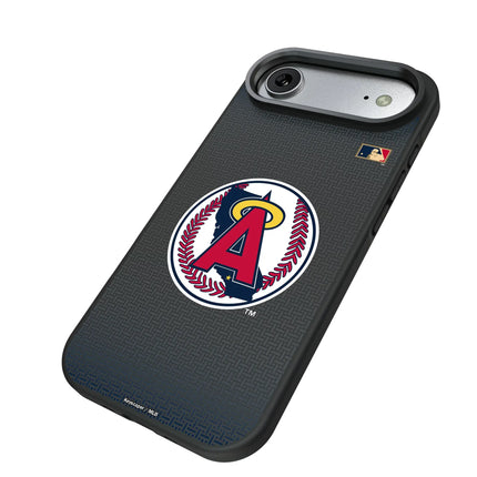 LA Angels 1986-1992 - Cooperstown Collection Linen Bump Phone Case for Apple iPhone