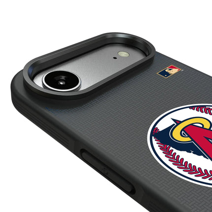 LA Angels 1986-1992 - Cooperstown Collection Linen Bump Phone Case for Apple iPhone