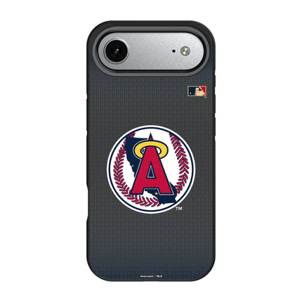 LA Angels 1986-1992 - Cooperstown Collection Linen Bump Phone Case for Apple iPhone