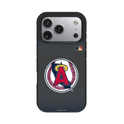 LA Angels 1986-1992 - Cooperstown Collection Linen Bump Phone Case for Apple iPhone