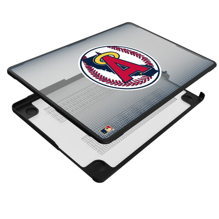 LA Angels 1986-1992 - Cooperstown Collection Linen Laptop Case for Apple MacBook