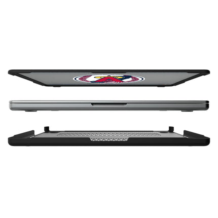 LA Angels 1986-1992 - Cooperstown Collection Linen Laptop Case for Apple MacBook