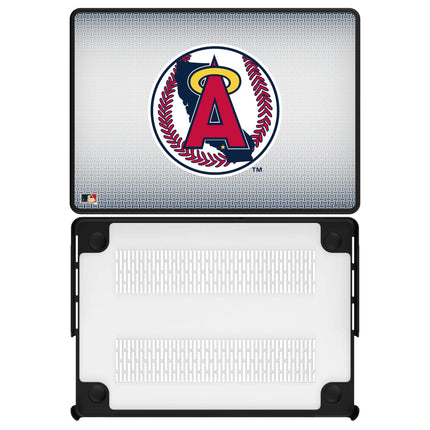LA Angels 1986-1992 - Cooperstown Collection Linen Laptop Case for Apple MacBook