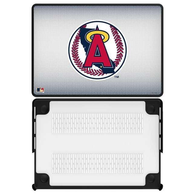 LA Angels 1986-1992 - Cooperstown Collection Linen Laptop Case for Apple MacBook