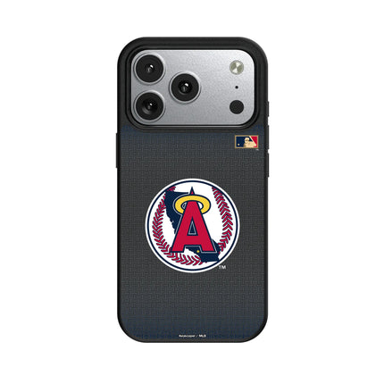LA Angels 1986-1992 - Cooperstown Collection Linen MagSafe Compatible Phone Case for Apple iPhone