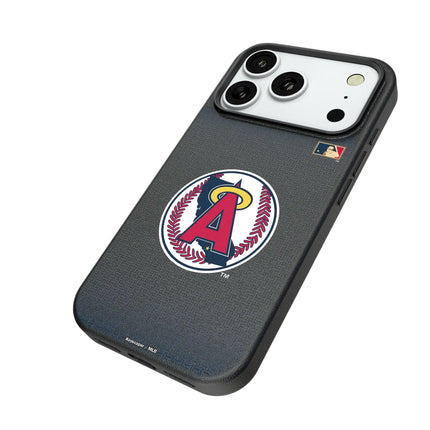 LA Angels 1986-1992 - Cooperstown Collection Linen MagSafe Compatible Phone Case for Apple iPhone