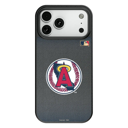 LA Angels 1986-1992 - Cooperstown Collection Linen MagSafe Compatible Phone Case for Apple iPhone