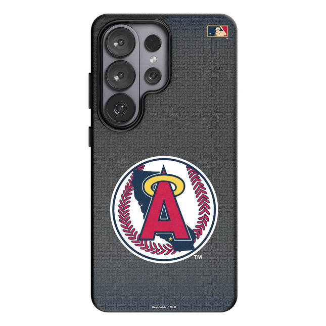 LA Angels 1986-1992 - Cooperstown Collection Linen MagSafe Compatible Phone Case for Samsung Galaxy