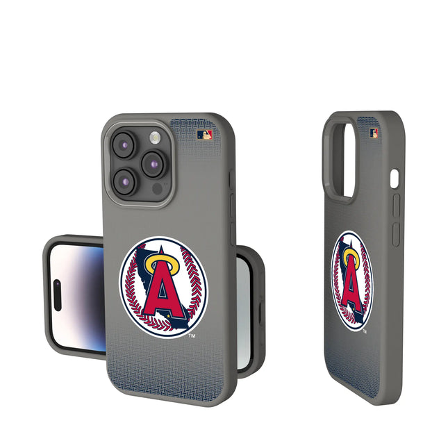 LA Angels 1986-1992 - Cooperstown Collection Linen Soft Touch Phone Case for Apple iPhone