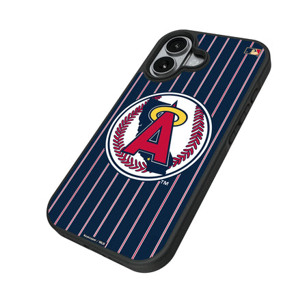 LA Angels 1986-1992 - Cooperstown Collection Pinstripe Bump Phone Case for Apple iPhone