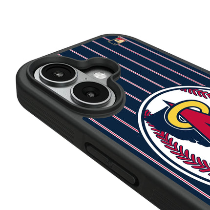 LA Angels 1986-1992 - Cooperstown Collection Pinstripe Bump Phone Case for Apple iPhone