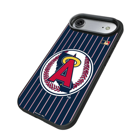 LA Angels 1986-1992 - Cooperstown Collection Pinstripe Bump Phone Case for Apple iPhone