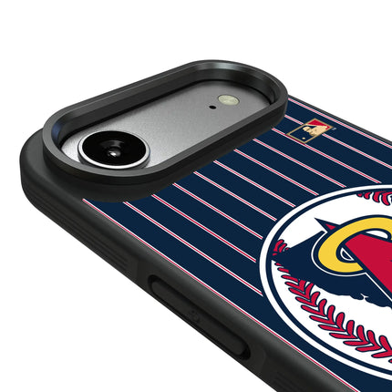 LA Angels 1986-1992 - Cooperstown Collection Pinstripe Bump Phone Case for Apple iPhone