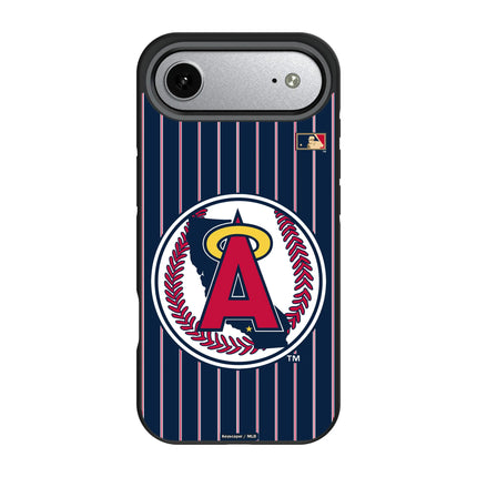 LA Angels 1986-1992 - Cooperstown Collection Pinstripe Bump Phone Case for Apple iPhone