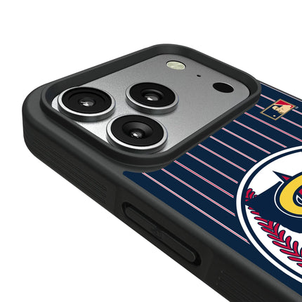 LA Angels 1986-1992 - Cooperstown Collection Pinstripe Bump Phone Case for Apple iPhone