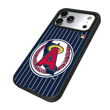 LA Angels 1986-1992 - Cooperstown Collection Pinstripe Bump Phone Case for Apple iPhone