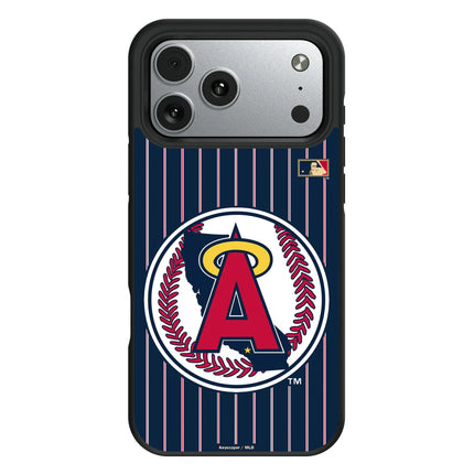 LA Angels 1986-1992 - Cooperstown Collection Pinstripe Bump Phone Case for Apple iPhone