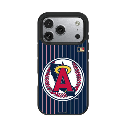 LA Angels 1986-1992 - Cooperstown Collection Pinstripe Bump Phone Case for Apple iPhone