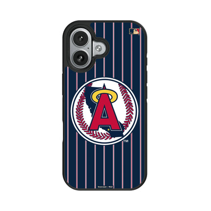 LA Angels 1986-1992 - Cooperstown Collection Pinstripe Bump Phone Case for Apple iPhone