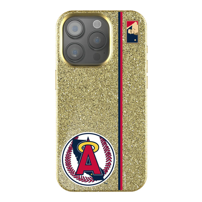 LA Angels 1986-1992 - Cooperstown Collection Sidebar Bling Phone Case for Apple iPhone