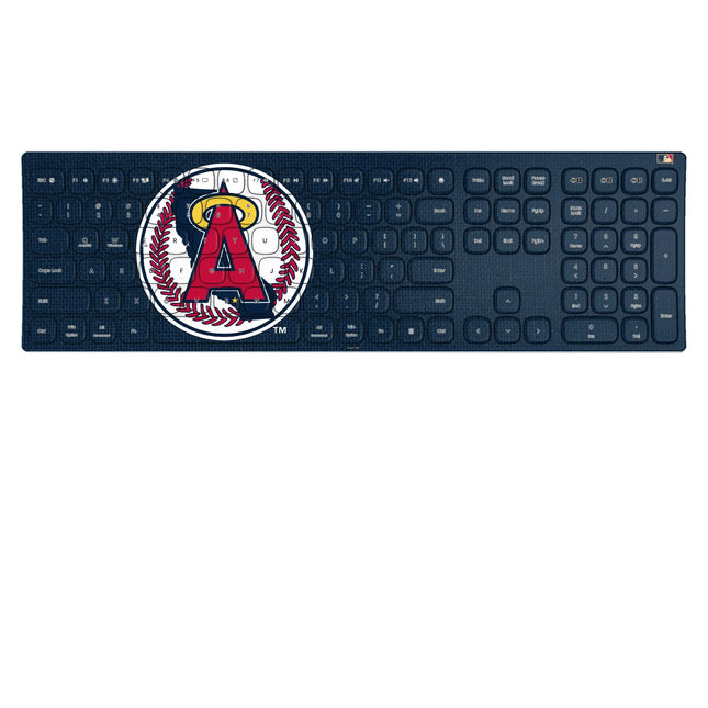 LA Angels 1986-1992 - Cooperstown Collection Solid Curved Wireless Keyboard