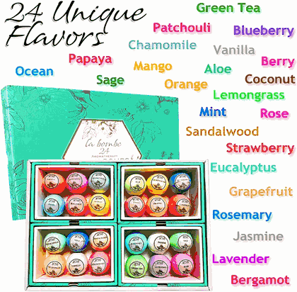 La Bombe Natural Bath Bomb Gift Set - 24 Pieces