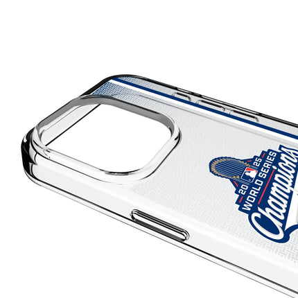 LA Dodgers 2025 MLB World Series Clear Phone Case for Apple iPhone