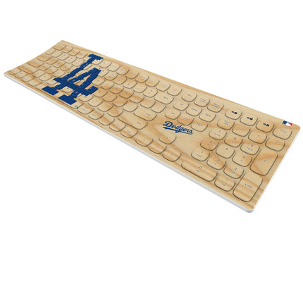 LA Dodgers Baseball Bat Curved Wireless Keyboard