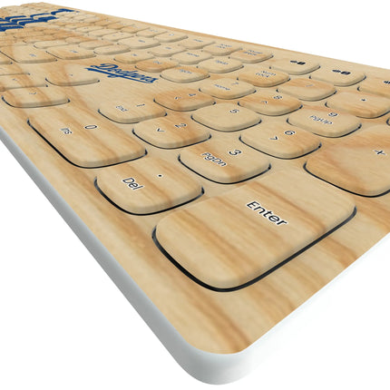 LA Dodgers Baseball Bat Curved Wireless Keyboard