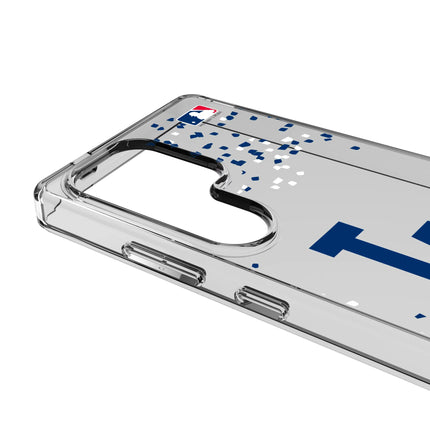 LA Dodgers Confetti Clear Phone Case for Samsung Galaxy