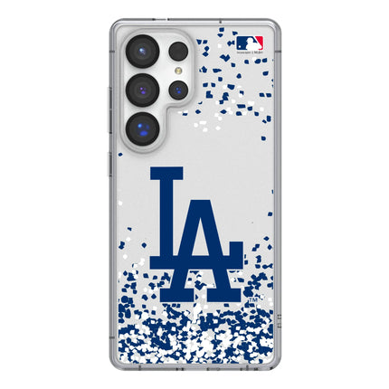 LA Dodgers Confetti Clear Phone Case for Samsung Galaxy