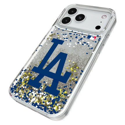LA Dodgers Confetti Glitter Phone Case for Apple iPhone