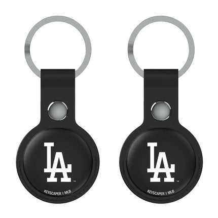 LA Dodgers Insignia Black Airtag Holder 2-Pack