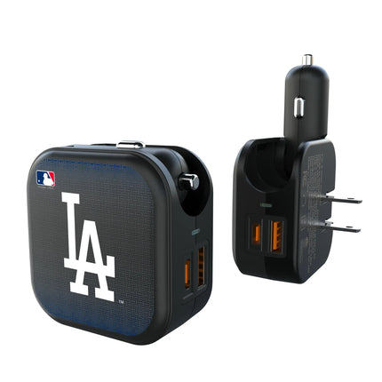 LA Dodgers Linen 2 in 1 USB A/C Charger