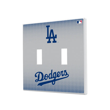 LA Dodgers Linen Hidden-Screw Light Switch Plate