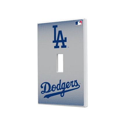 LA Dodgers Linen Hidden-Screw Light Switch Plate