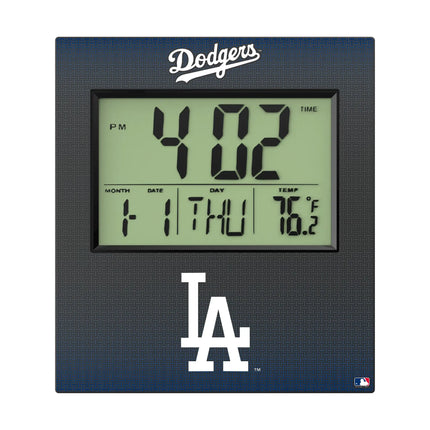 LA Dodgers Linen Wall Clock