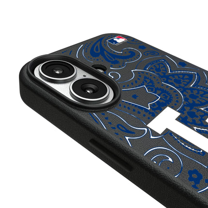 LA Dodgers Paisley MagSafe Compatible Phone Case for Apple iPhone