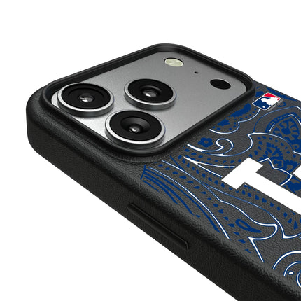 LA Dodgers Paisley MagSafe Compatible Phone Case for Apple iPhone