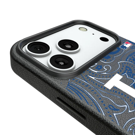 LA Dodgers Paisley MagSafe Compatible Phone Case for Apple iPhone