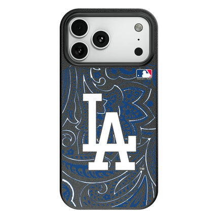 LA Dodgers Paisley MagSafe Compatible Phone Case for Apple iPhone