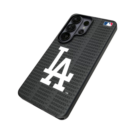 LA Dodgers Text Backdrop MagSafe Compatible Phone Case for Samsung Galaxy