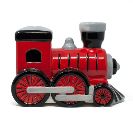 Large Red Train Money Bank