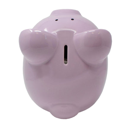 Large Lavender Piggy Bank
