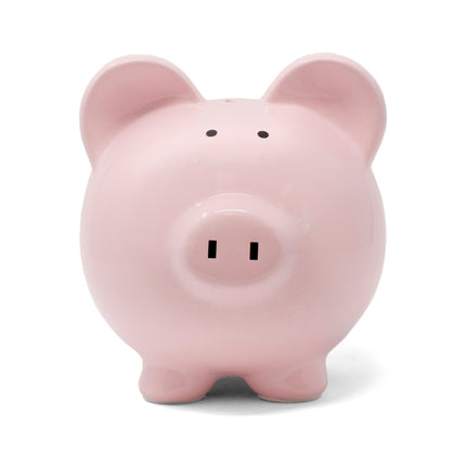Large Pink Ceramic Piggy Bank