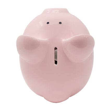 Large Pink Ceramic Piggy Bank