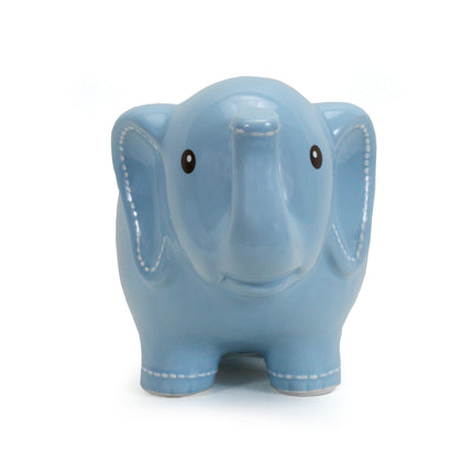 Large Blue Elephant Bank