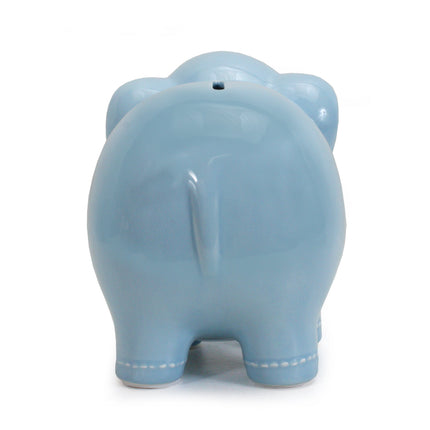 Large Blue Elephant Bank